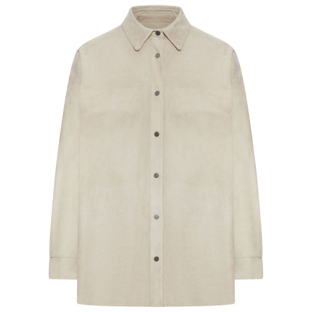 Salvatore Santoro Women Suede Overshirt